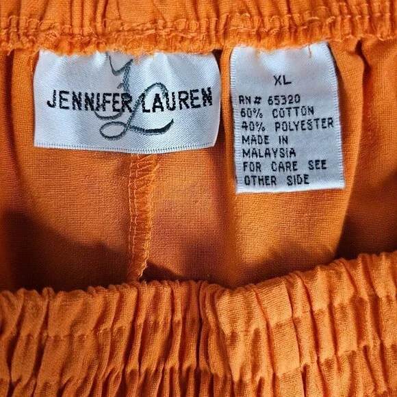 🏆377 Jennifer Lauren Cutout High Waist Pull On Capri Pants - Picture 2 of 6